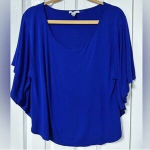 Cobalt Blue Scoop Neck Tunic